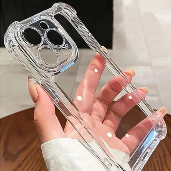 ⚠️Clearance🫧iPhone 12 Pro/Pro Max Clear Protective Anti Fall iPhone Case - Picture 1 of 6